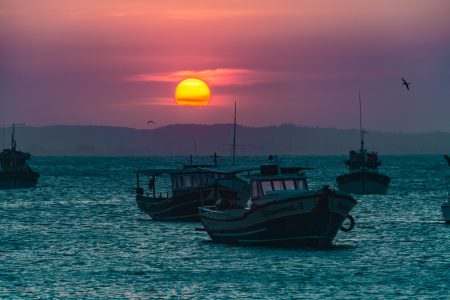 buzios at sunset