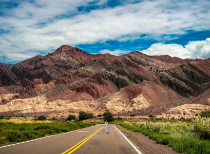 road and mountains near salta