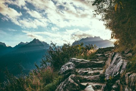 sunlight on inca trail