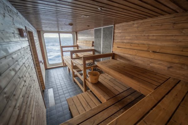 sauna in antarctica